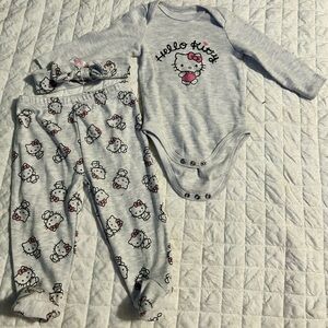 Hello Kitty 3 Piece 6-9 Month Set